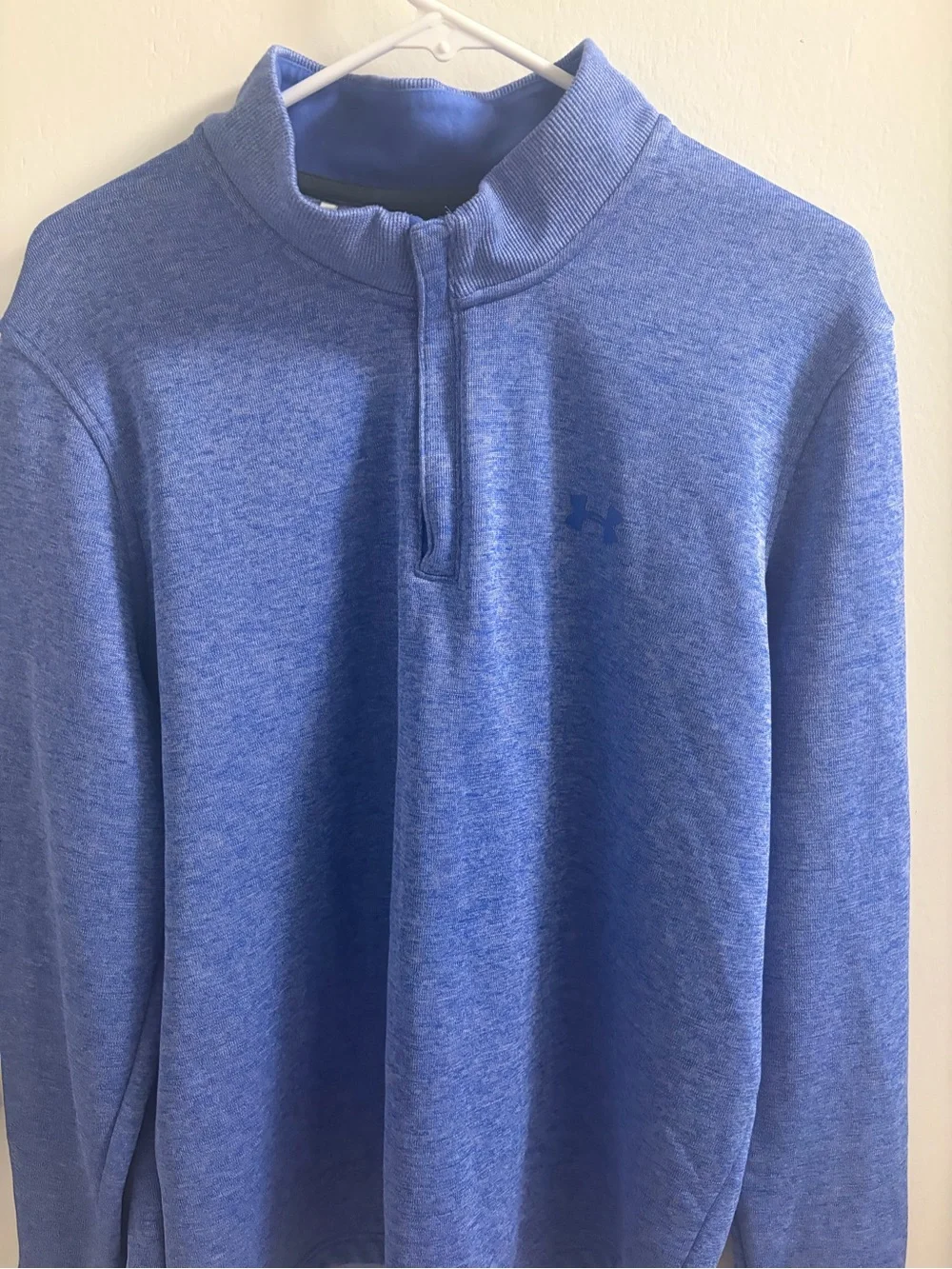 Under Armour Men’s Coldgear Blue Quarter-Zip Performance Pullover